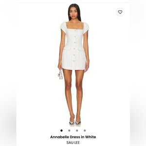 Annabelle Dress in White SAU LEE